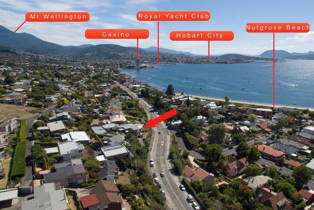 Willa The Tassie - Luxury With Panoramic Water Views Hobart Zewnętrze zdjęcie